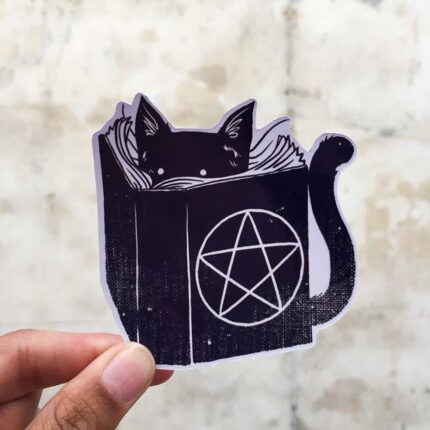 Black Cat Sticker