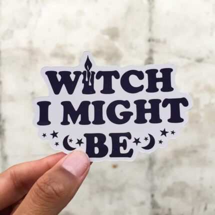 Witch I Might Be Sticker