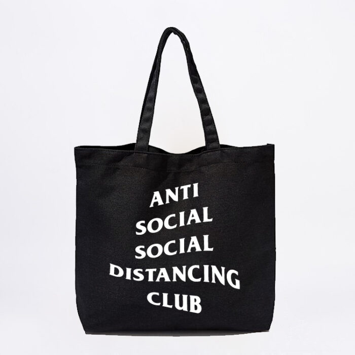Anti Social Social Distancing Club Tote Bag