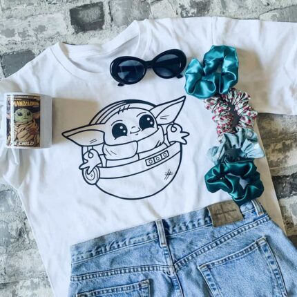Baby Yoda Spaceship T-Shirt