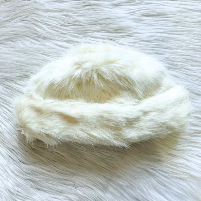 Cream Faux Fur Hat