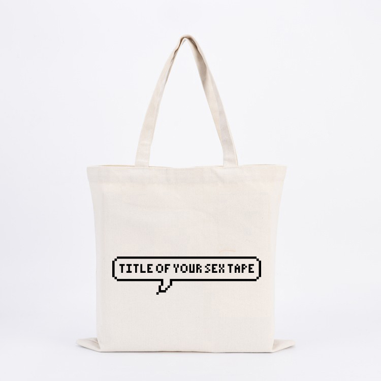 Sex Tape Title Totebag Sex Tape Title Totebag