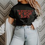 On Wednesdays We Wear Black T-Shirt
