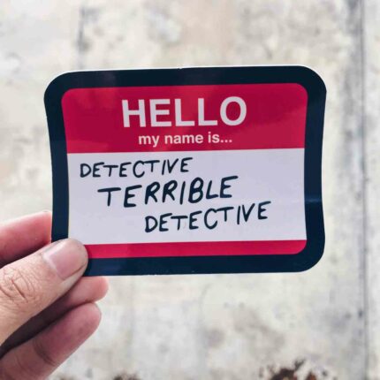 Detective Terrible Sticker