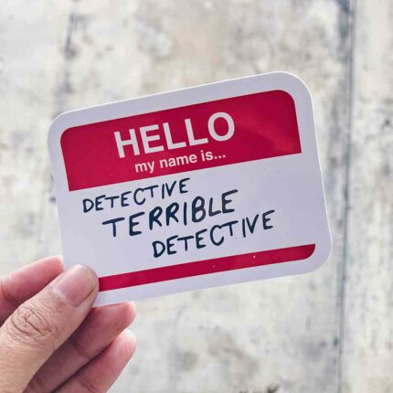 Detective Terrible Sticker