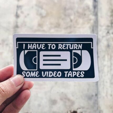 Video tapes white