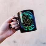 Portal Rick and Morty Black Mug