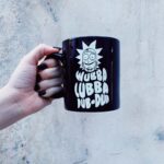 Wubba Lubba Dub Dub Black Mug
