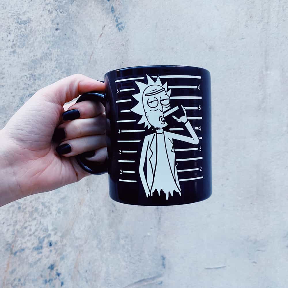mug 6 Criminal Rick Black Mug - Image 1