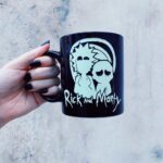 Rick and Morty Silhouette Black Mug