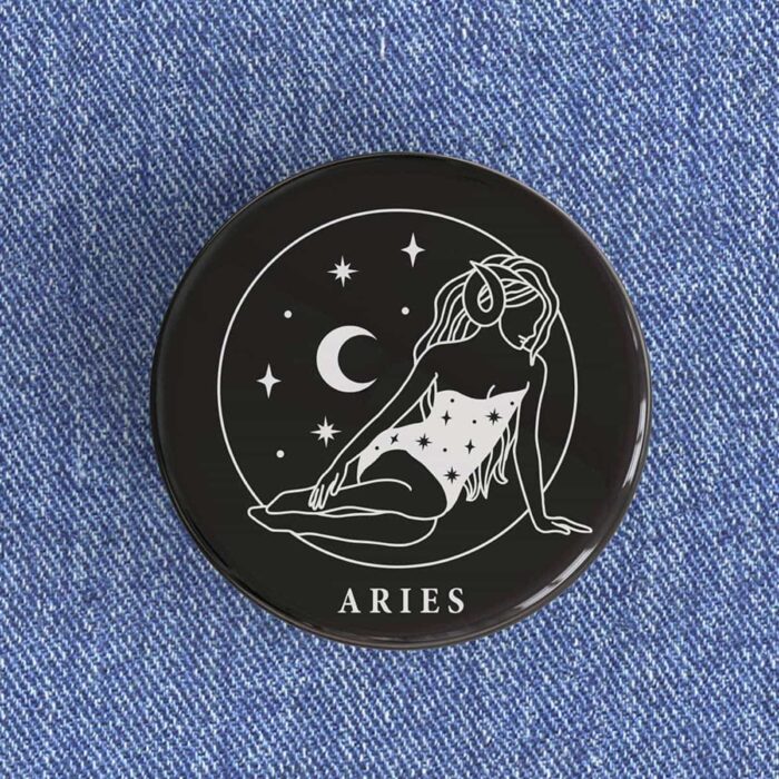 Aries Girl Badge/Magnet