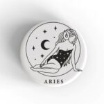 Aries Girl Badge/Magnet