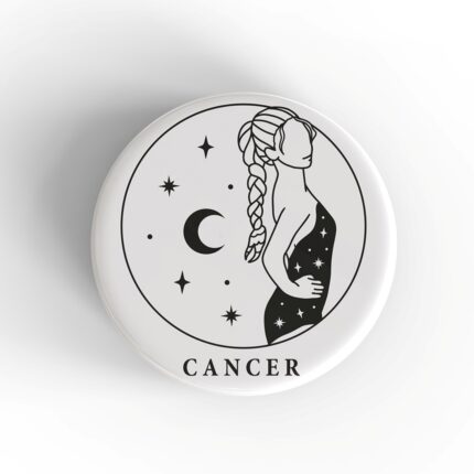 Cancer Girl Badge/Magnet