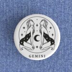 Gemini Girl Badge/Magnet