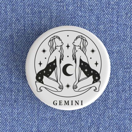 Gemini Girl Badge/Magnet