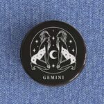 Gemini Girl Badge/Magnet