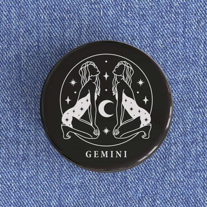 Gemini Girl Badge/Magnet