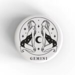 Gemini Girl Badge/Magnet