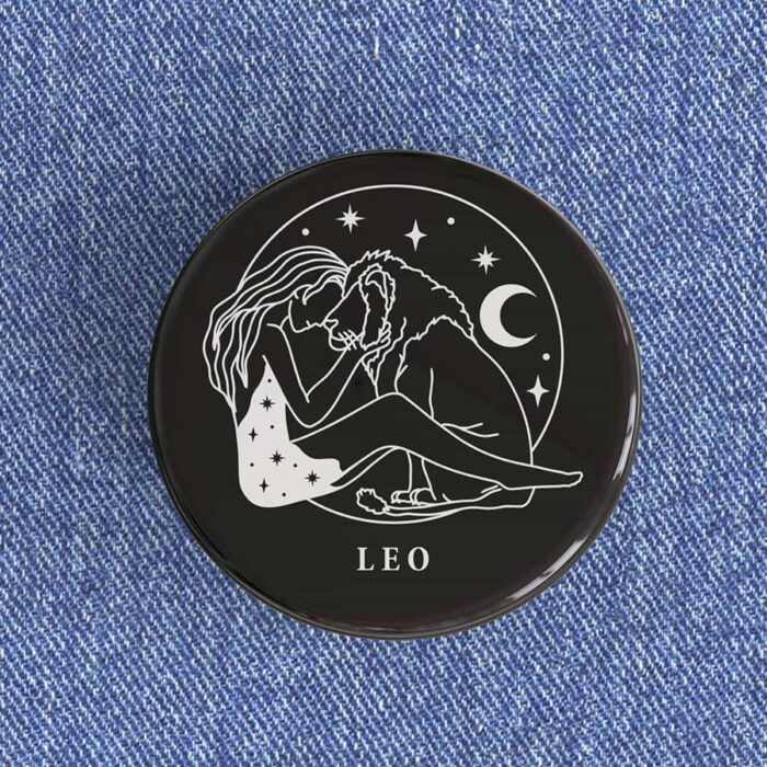Leo Girl Badge/Magnet