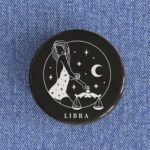 Libra Girl Badge/Magnet
