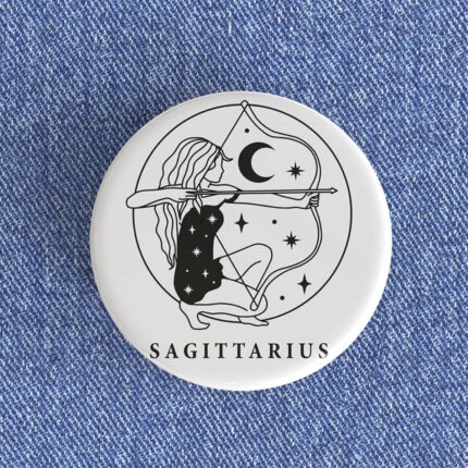 Sagittarius Girl Badge/Magnet