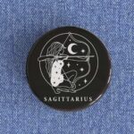 Sagittarius Girl Badge/Magnet