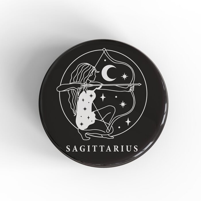 Sagittarius Girl Badge/Magnet