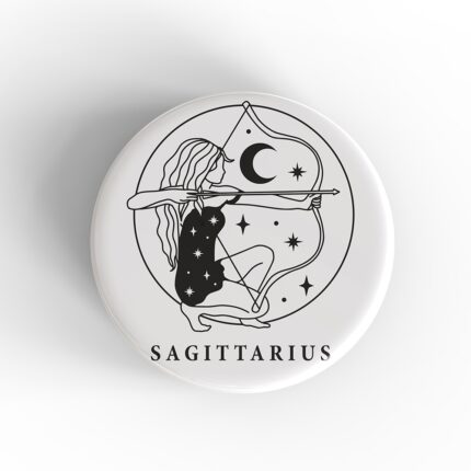 Sagittarius Girl Badge/Magnet