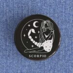 Scorpio Girl Badge/Magnet
