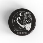 Scorpio Girl Badge/Magnet