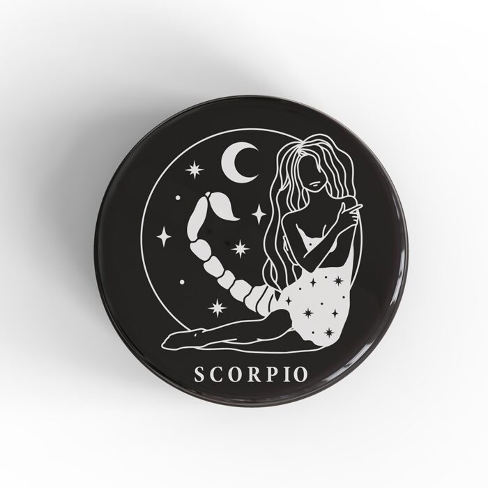 Scorpio Girl Badge/Magnet