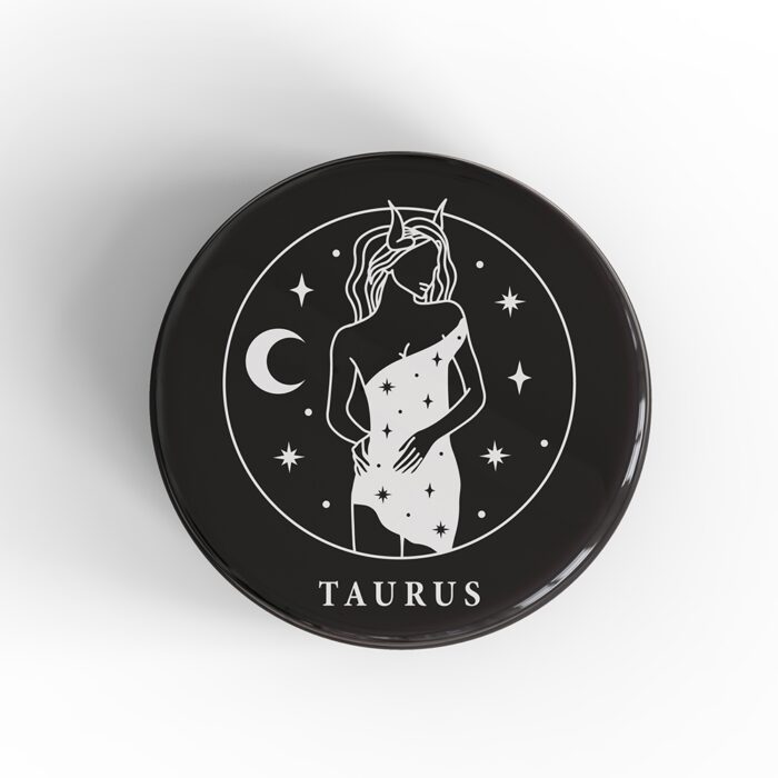 Taurus Girl Badge/Magnet