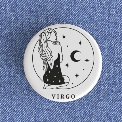 Virgo Girl Badge/Magnet