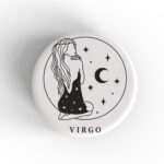 Virgo Girl Badge/Magnet