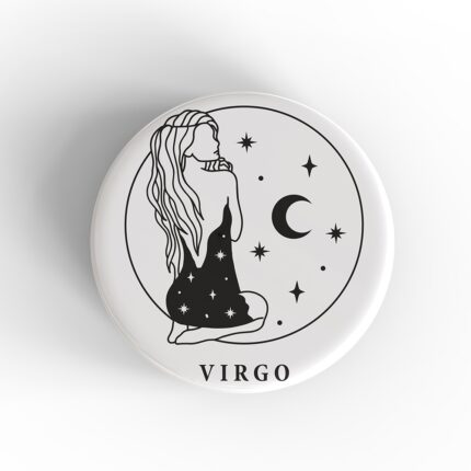 Virgo Girl Badge/Magnet