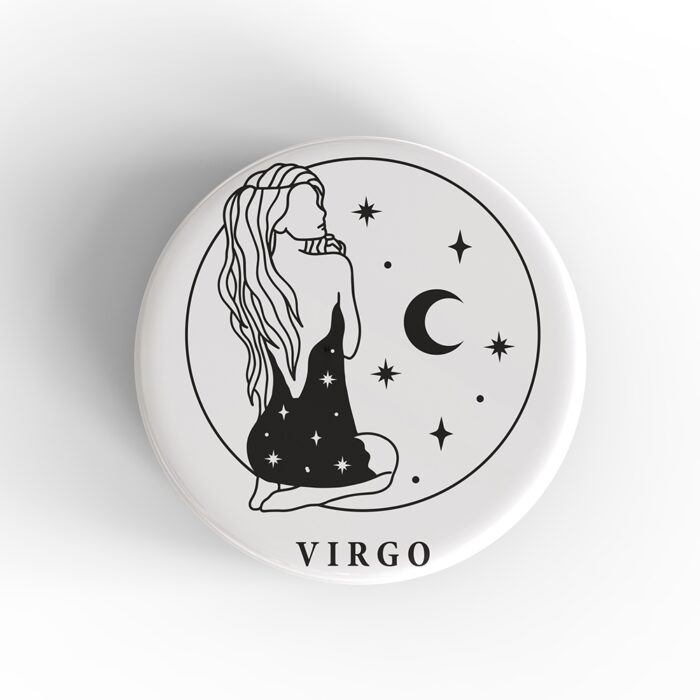 Virgo Girl Badge/Magnet
