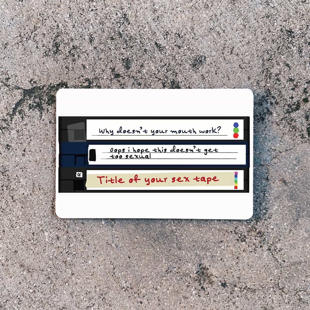 Title of your Sex tape Magnet Title of your Sex tape Magnet