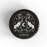 Gemini Girl Badge/Magnet