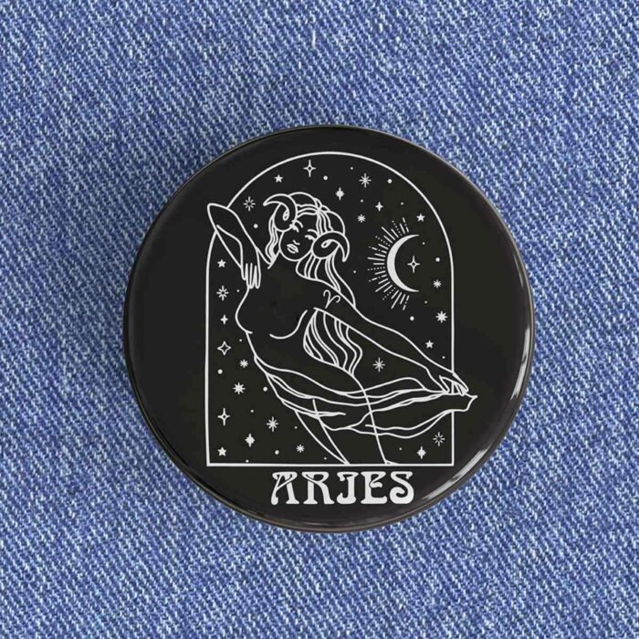 Aries Woman Badge/Magnet