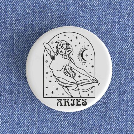 Aries Woman Badge/Magnet