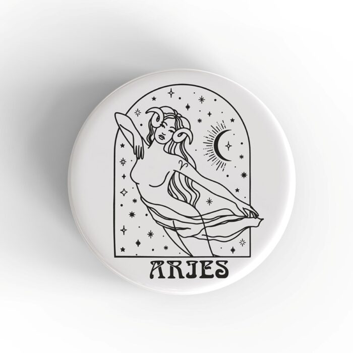 Aries Woman Badge/Magnet