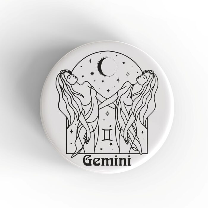Gemini Woman Badge/Magnet