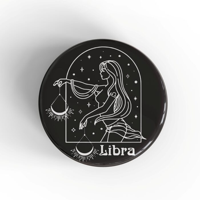 Libra Woman Badge/Magnet