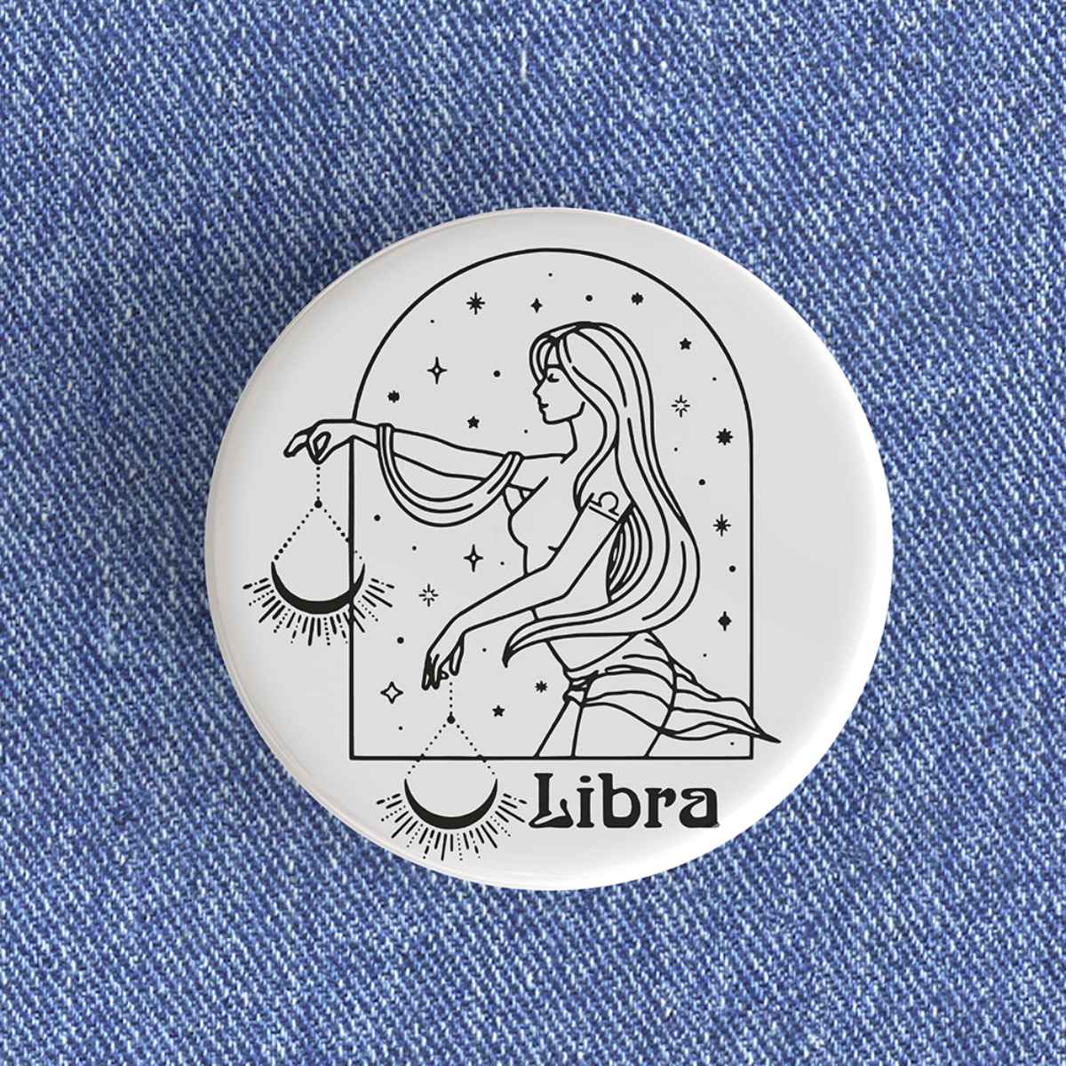Libra Woman Badge/Magnet Libra Woman Badge/Magnet