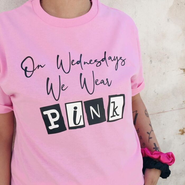 Wednesdays We Wear Pink T-Shirt - Image 3