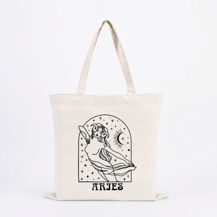 Aries Woman Tote Bag Nowstalgia aries-woman-tote-bag-nowstalgia