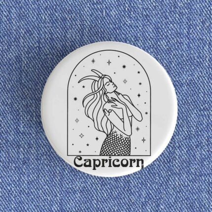 Capricorn Woman Badge/Magnet