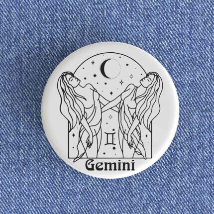 Gemini Woman Badge/Magnet