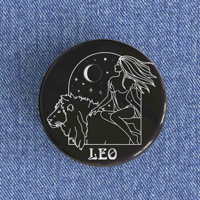 Leo Woman Badge/Magnet