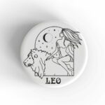 Leo Woman Badge/Magnet
